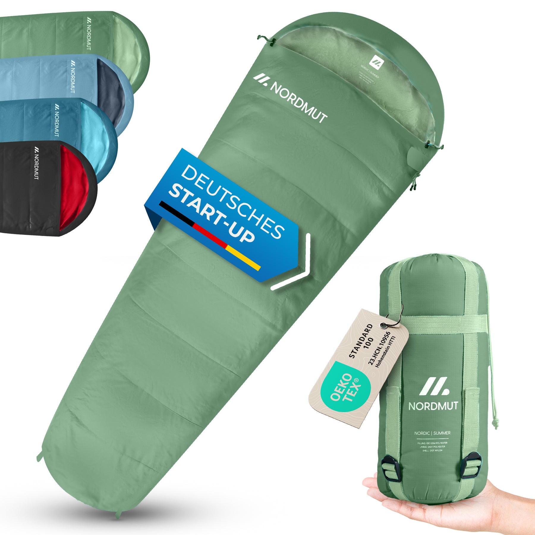Askja – leichter Sommerschlafsack für Camping