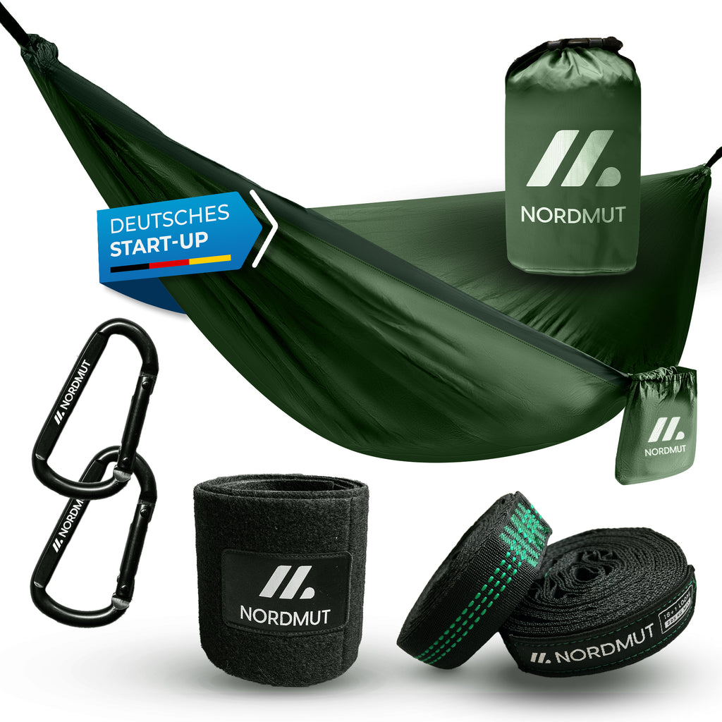 camping hängematte faltbar Kalix – Hängematte 140×275 & 170x300 cm