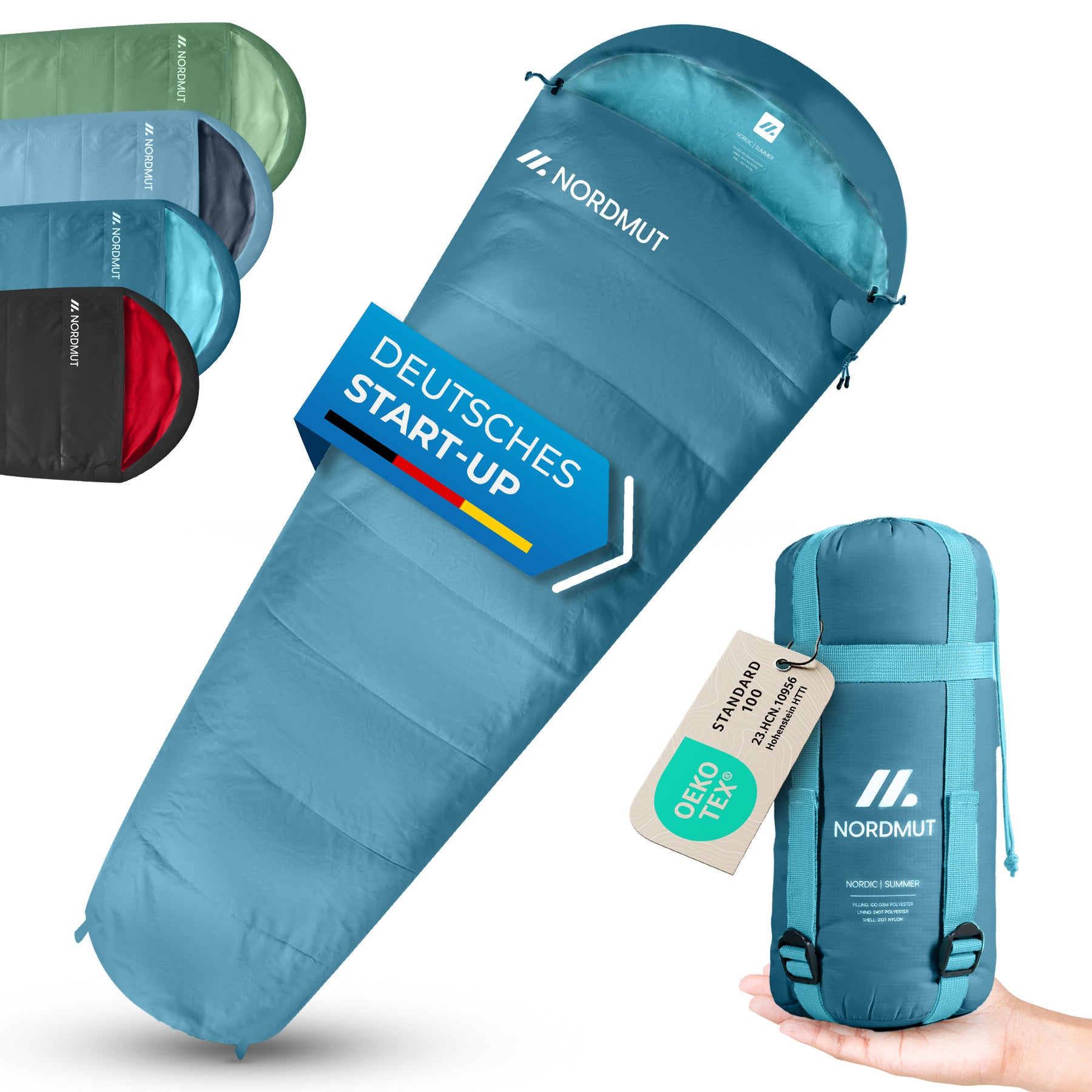 Askja – leichter Sommerschlafsack für Camping