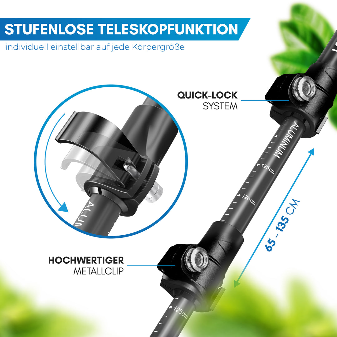 Teleskop Wanderstöcke