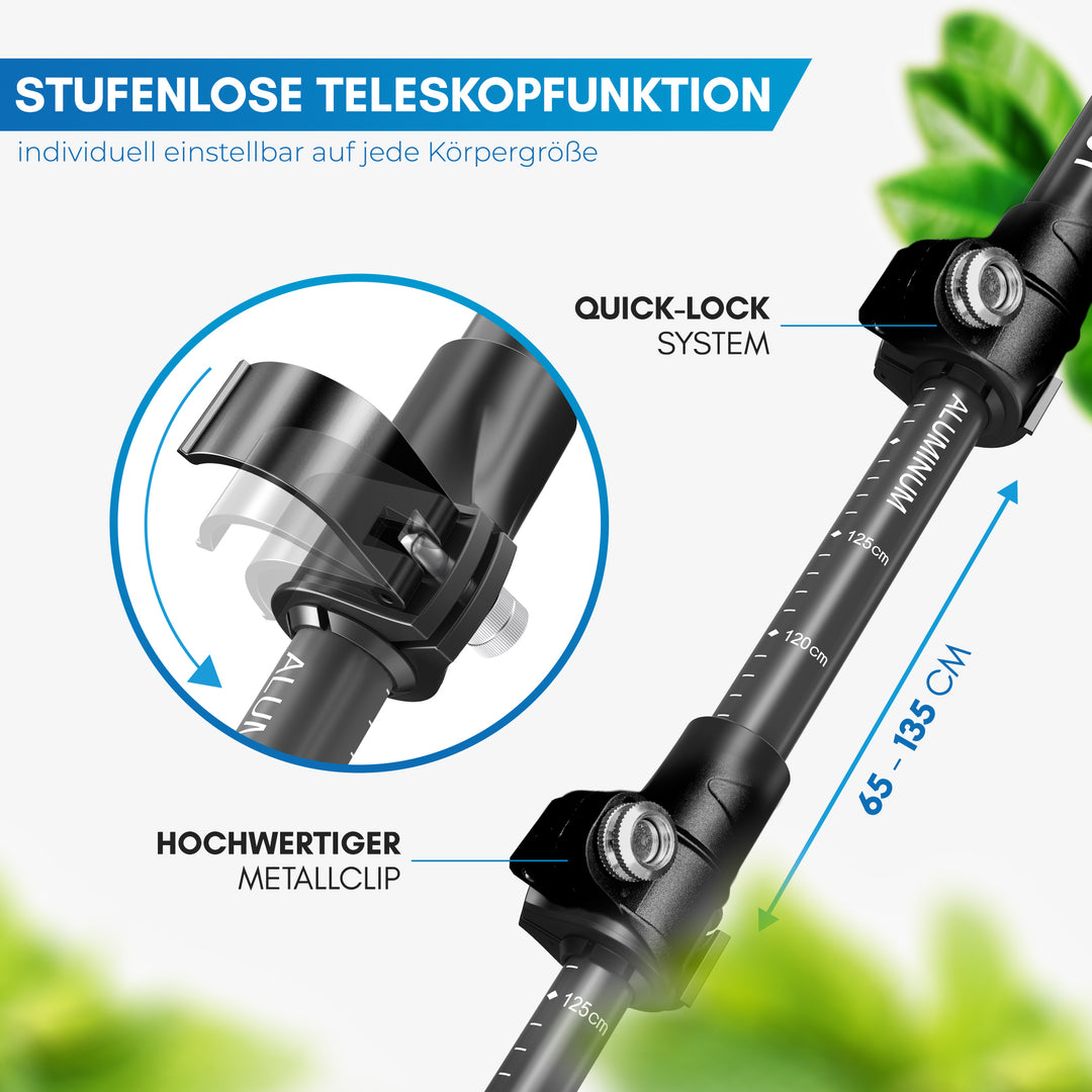 Teleskop Walking-Stöcke – Memu
