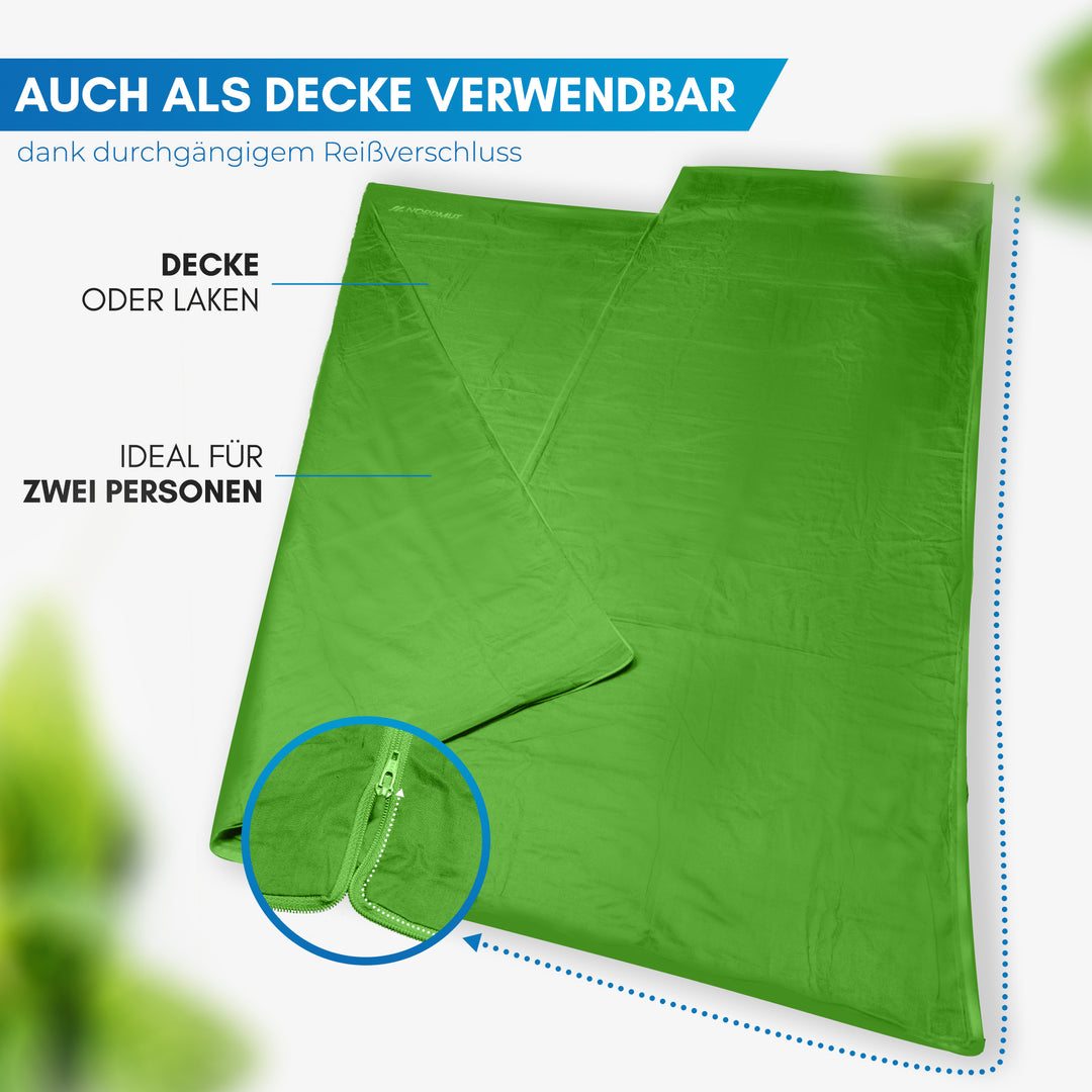 unterschied hüttenschlafsack normaler schlafsack Nijak – Hüttenschlafsack Mikrofaser & Baumwolle