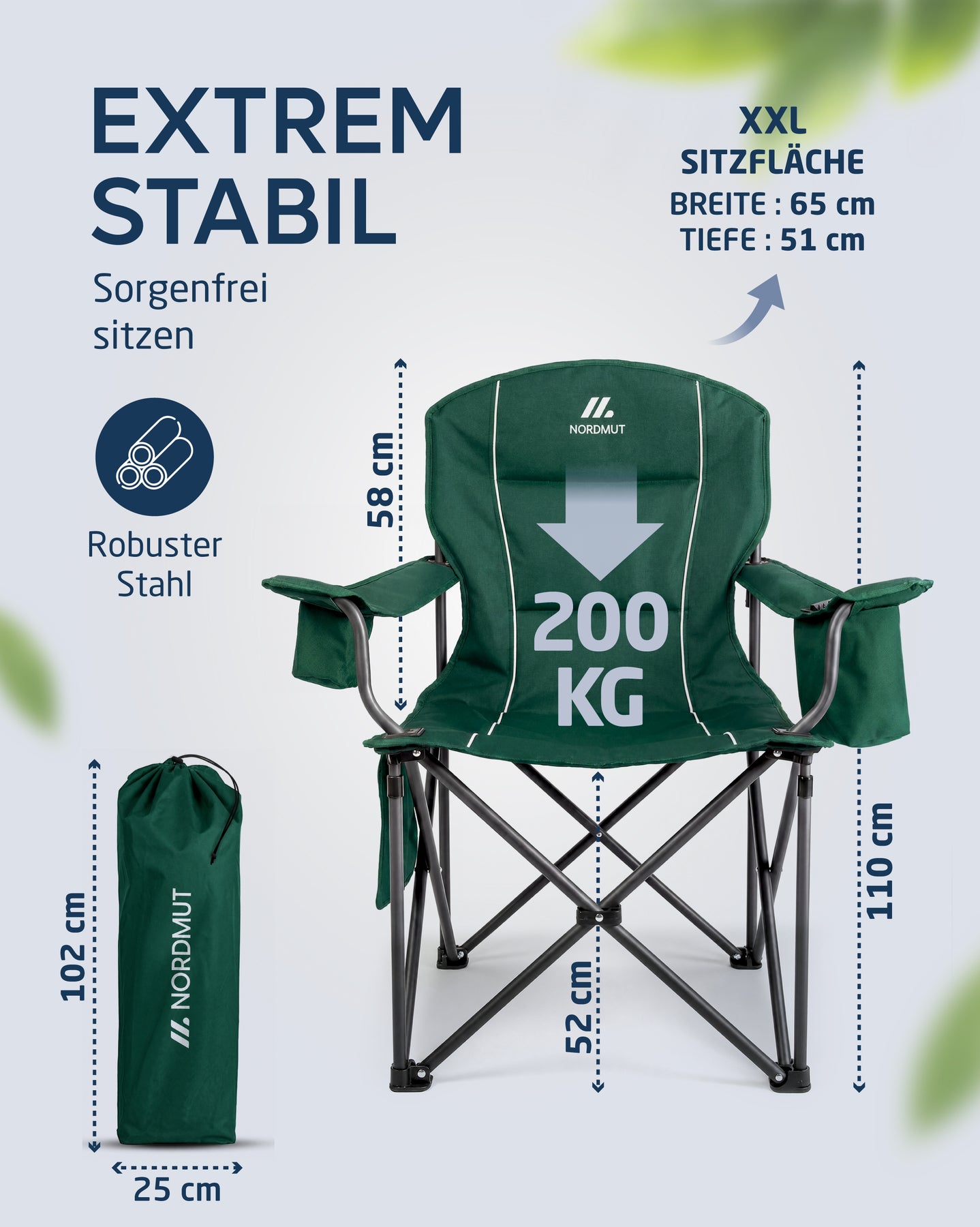Campingstuhl XXL – Aavas