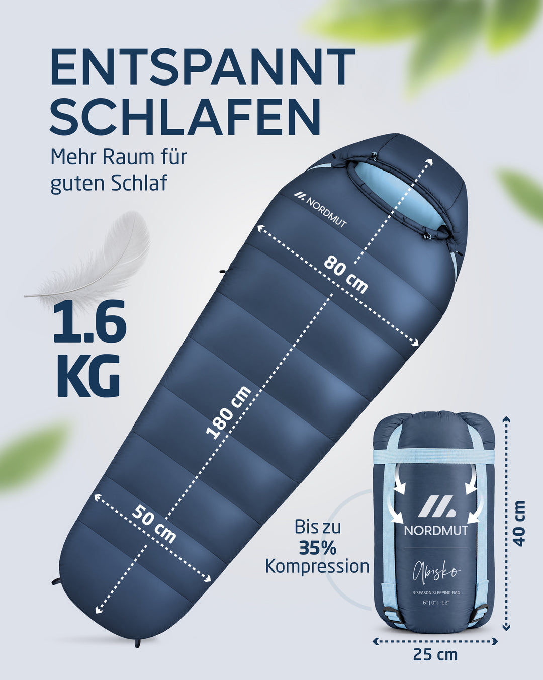 3-Jahreszeiten Schlafsack – Abisko
