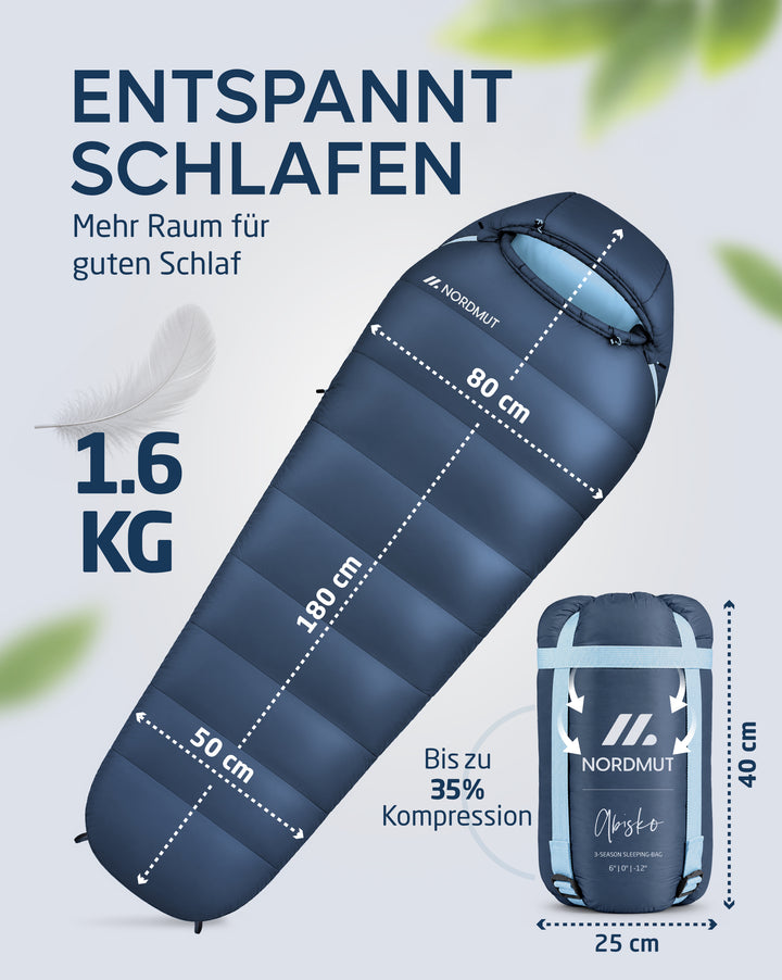 3-Jahreszeiten Schlafsack – Abisko