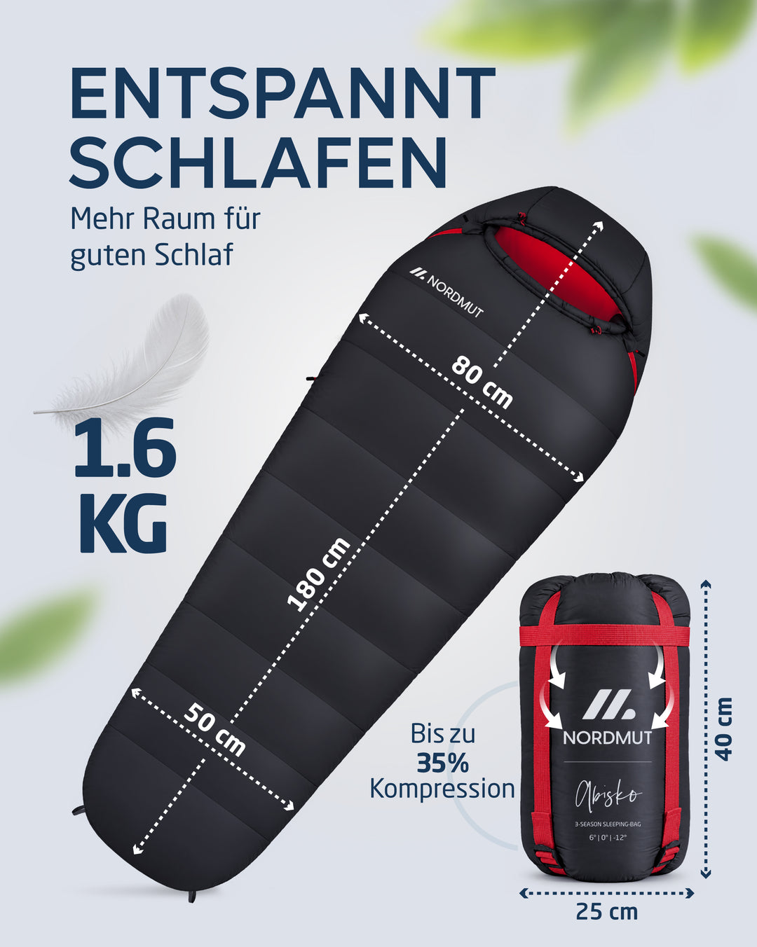 3-Jahreszeiten Schlafsack – Abisko
