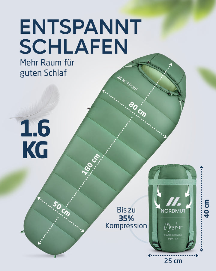 3-Jahreszeiten Schlafsack – Abisko