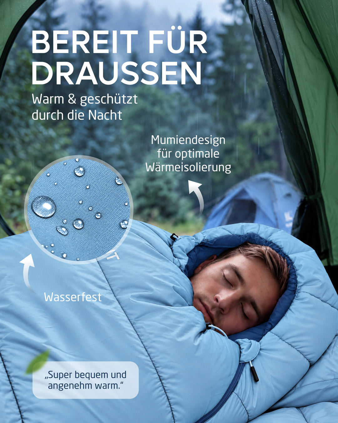 3-Jahreszeiten Schlafsack – Abisko