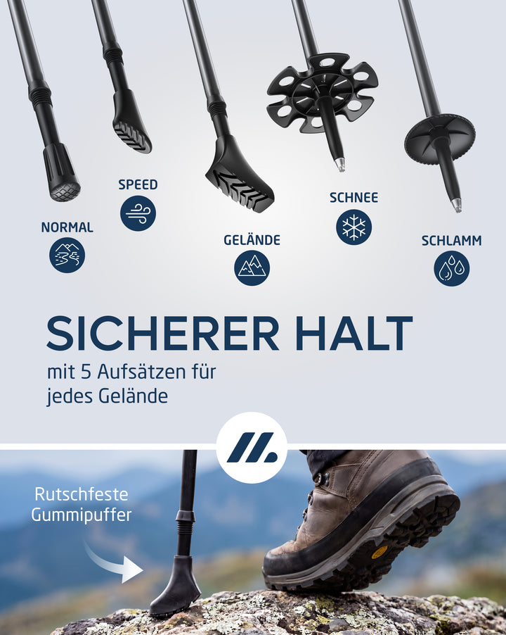 Teleskop Walking-Stöcke – Memu