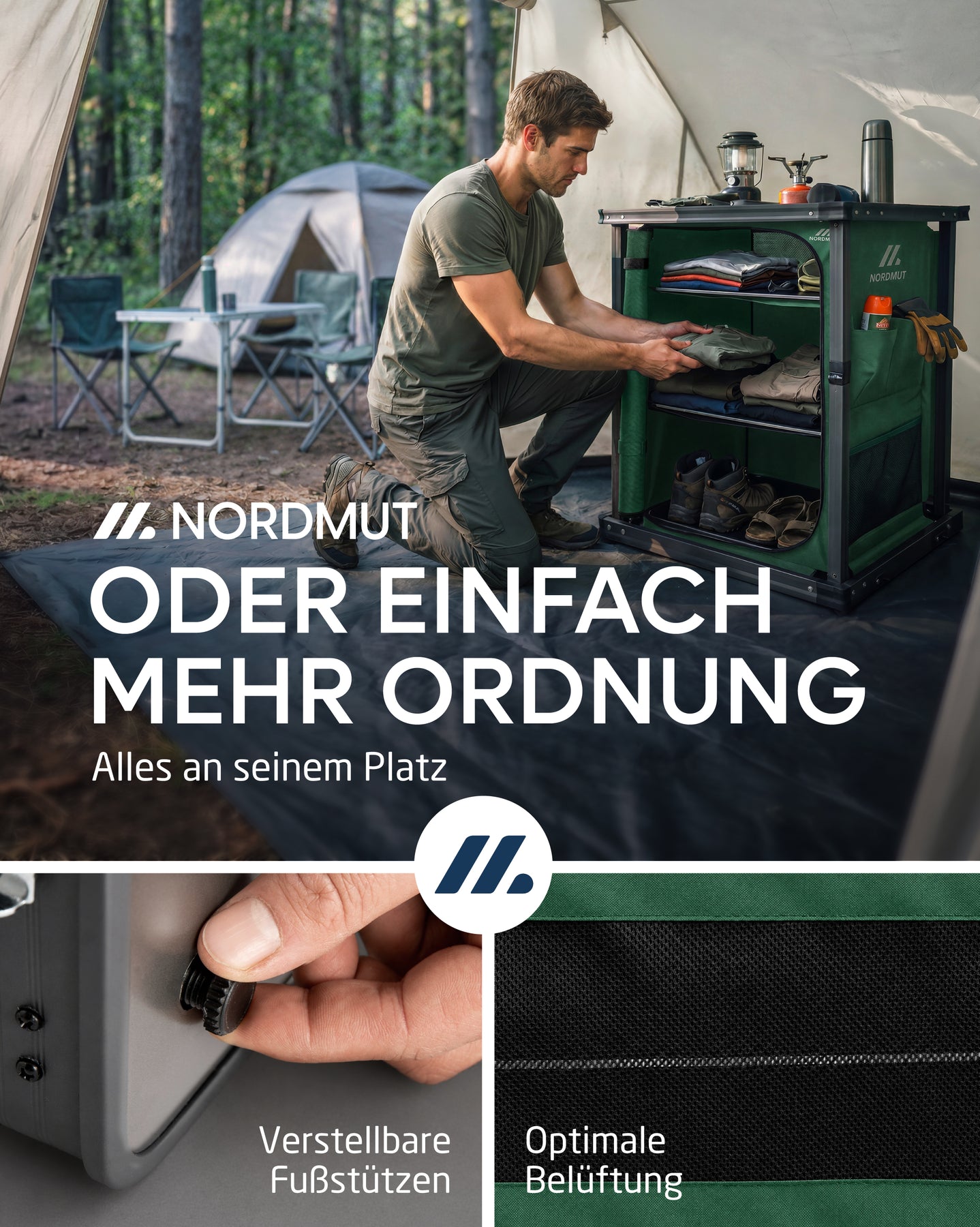Halti – Campingschrank fürs Vorzelt