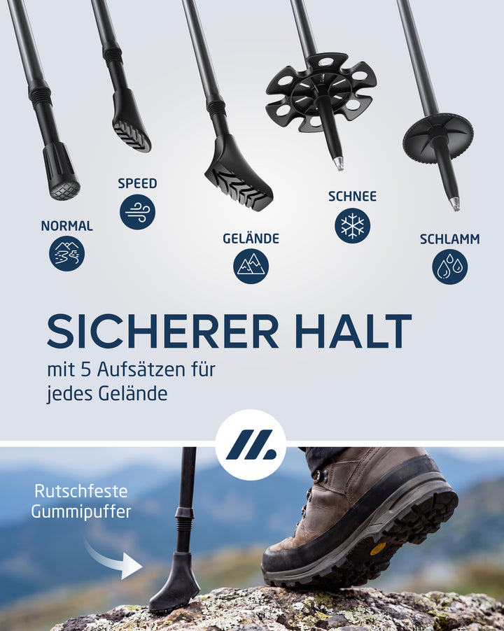 Teleskop Walking-Stöcke – Memu