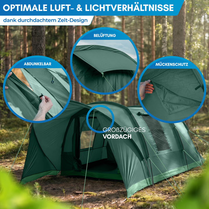 Tunnelzelt 4 Personen – Aakenu