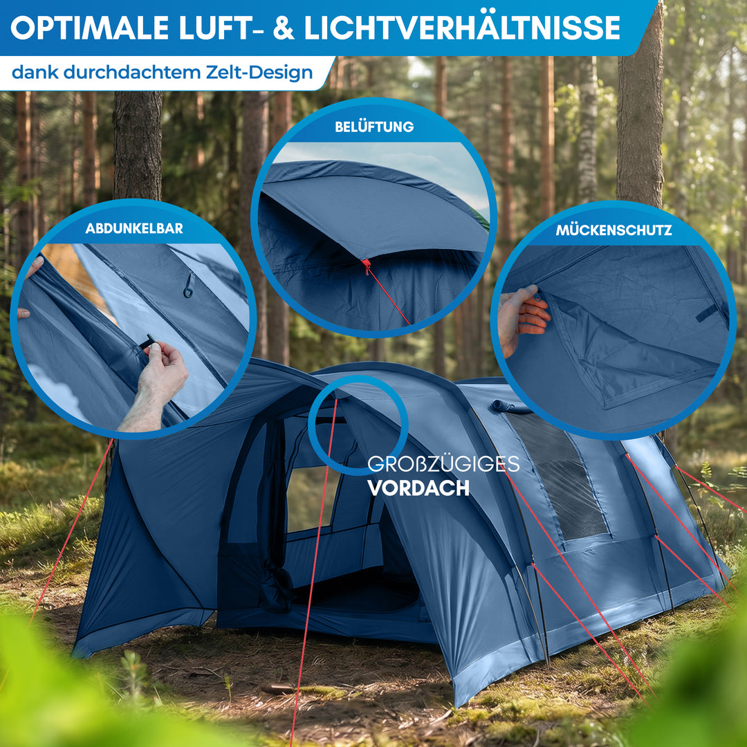 Tunnelzelt 4 Personen – Aakenu