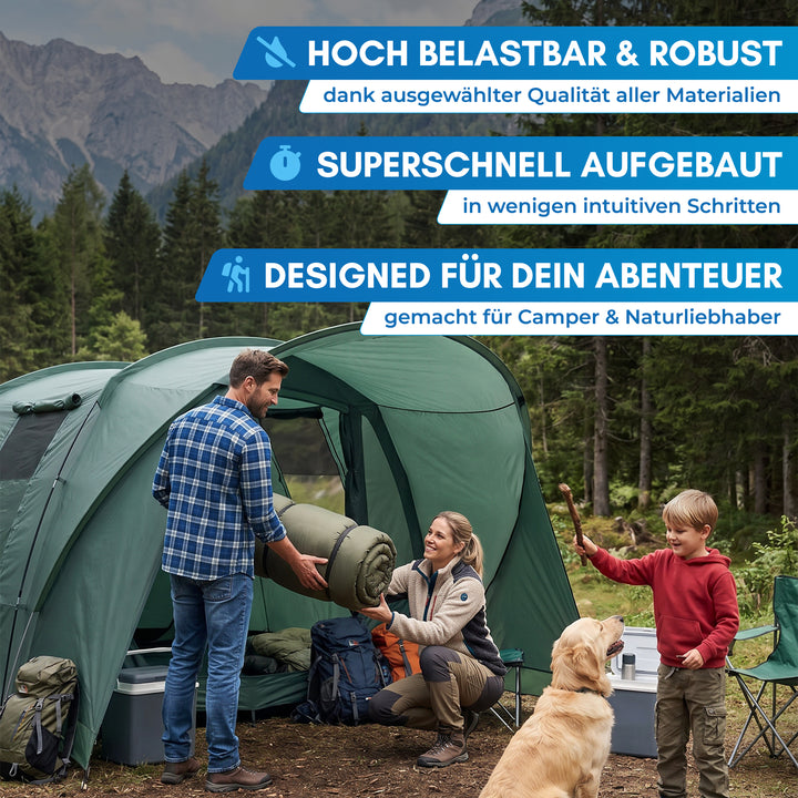 Tunnelzelt 4 Personen – Aakenu