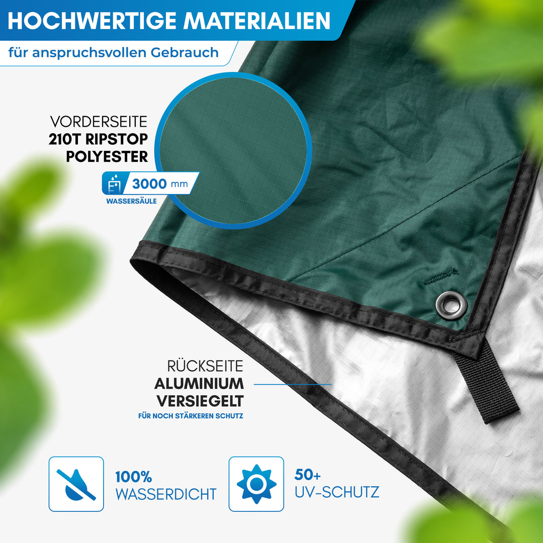 tarp groß wasserdicht Tarp für Regen- & Sonnenschutz