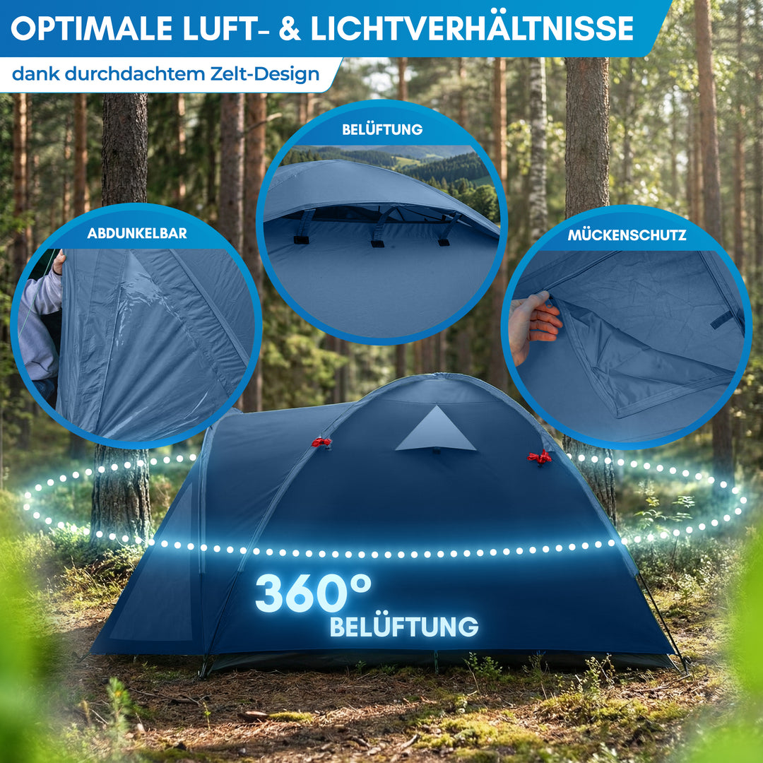 Tverrå – Kuppelzelt für Camping & Trekking